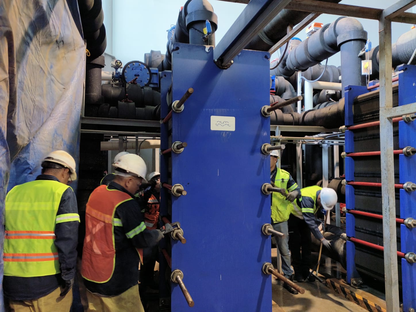 Equipo en instalaciones industriales